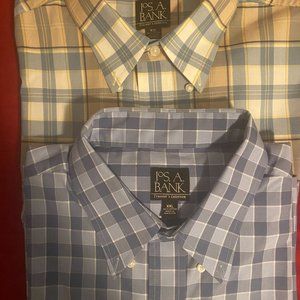 MENS JoS A Bank (2) XXL Short Sleeve Shirts